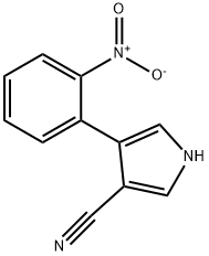 4-(2-NITROPHENYL)-1H-PYRROLE-3-CARBONITRILE Struktur