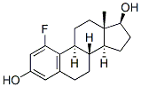 1-fluoroestradiol Struktur