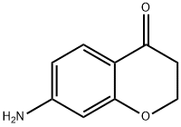 4H-1-BENZOPYRAN-4-ONE, 7-AMINO-2,3-DIHYDRO- Struktur