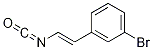 1-broMo-3-[(E)-2-isocyanatoethenyl]benzene Struktur