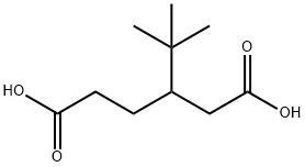 3-TERT-BUTYLADIPIC ACID Structure