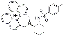 N-[(1R,2R)-2-[(11bS)-3,5-dihydro-4H-dinaphth[2,1-c:1',2'-e]azepin-4-yl]cyclohexyl]-4-Methyl-BenzenesulfonaMide Struktur