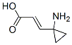 3-(1-aminocyclopropyl)-2-propenoic acid Struktur