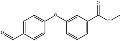 3-(4-FORMYL-PHENOXY)-BENZOIC ACID METHYL ESTER Struktur