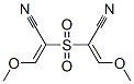 2,2'-bis(methoxymethylene)-2,2'-sulfonyldiacetonitrile Struktur