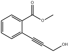 METHYL 2-(3-HYDROXYPROP-1-YNYL)BENZOATE Struktur