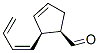 3-Cyclopentene-1-carboxaldehyde, 2-(1,3-butadienyl)-, [1R-[1alpha,2alpha(Z)]]- (9CI) Struktur