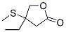 beta-ethyl, beta-methyl-thiobutyrolactone Struktur