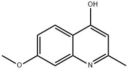 7-METHOXY-2-METHYL-4-QUINOLINOL Struktur