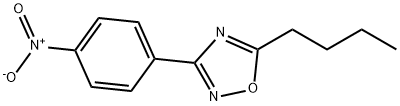 5-BUTYL-3-(4-NITROPHENYL)-1,2,4-OXADIAZOLE Struktur