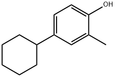 4-Cyclohexyl-2-methylphenol Struktur