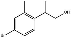 2-(4-bromo-2-methylphenyl)propan-1-ol Struktur