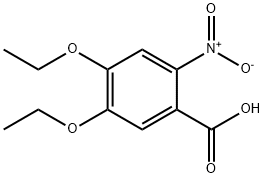 4,5-DIETHOXY-2-NITRO BENZOIC ACID Struktur