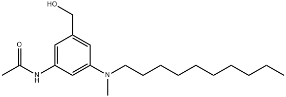 3-(N-ACETYLAMINO)-5-(N-DECYL-N-METHYLAMINO)BENZYL ALCOHOL