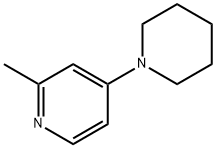 2-Methyl-4-(1-piperidinyl)-pyridine Struktur