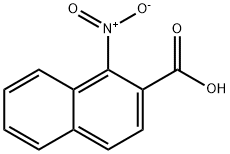 1-Nitronaphthalene-2-carboxylic acid Struktur