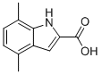 4,7-DIMETHYL-1H-INDOLE-2-CARBOXYLIC ACID Struktur