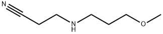 3-[(3-METHOXYPROPYL)AMINO]PROPANENITRILE Struktur