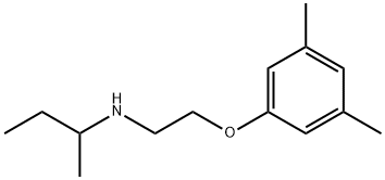 N-[2-(3,5-Dimethylphenoxy)ethyl]-2-butanamine Struktur