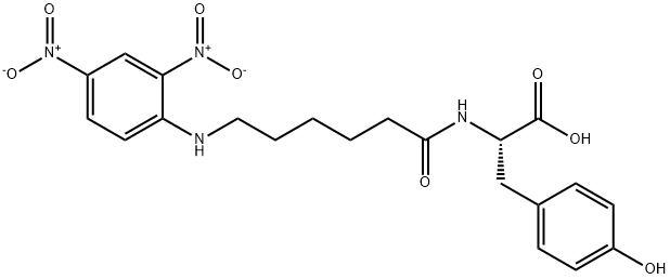 2,4-dinitrophenylaminocaproyltyrosine Struktur