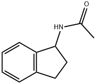 N-INDAN-1-YL-ACETAMIDE Struktur