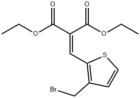 DIETHYL 2-([3-(BROMOMETHYL)-2-THIENYL]METHYLENE)MALONATE price.