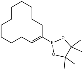 1,3,2-Dioxaborolane, 2-(1-cyclododecen-1-yl)-4,4,5,5-tetraMethyl- Struktur