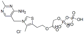 2-acetylthiamine pyrophosphate Struktur