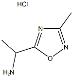 1-(3-methyl-1,2,4-oxadiazol-5-yl)ethanamine(SALTDATA: HCl 0.5H2O) Struktur