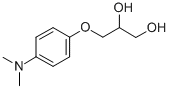 1,2-Propanediol, 3-(p-(dimethylamino)phenoxy)- Struktur