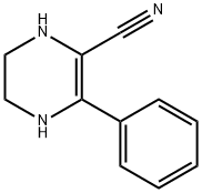 Pyrazinecarbonitrile, 1,4,5,6-tetrahydro-3-phenyl- (9CI) Struktur