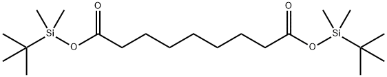 Nonanedioic acid, bis(tert-butyldimethylsilyl) ester Struktur