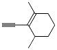 Cyclohexene, 1-ethynyl-2,6-dimethyl- (9CI) Struktur