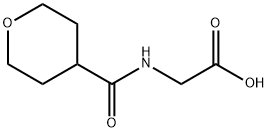 2-[(Tetrahydro-2H-pyran-4-ylcarbonyl)amino]-acetic acid Struktur