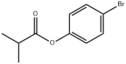 Propanoic acid, 2-Methyl-, 4-broMophenyl ester Struktur