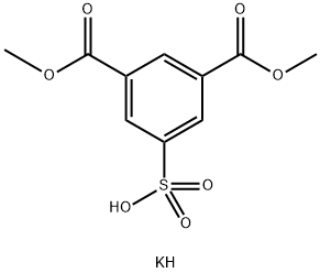 potassium dimethyl 5-sulphonatoisophthalate Struktur