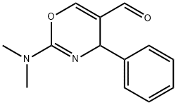 2-(Dimethylamino)-4-phenyl-4H-1,3-oxazine-5-carbaldehyde Struktur