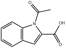 1-ACETYLINDOLE-2-CARBOXYLIC ACID Struktur