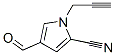 1H-Pyrrole-2-carbonitrile, 4-formyl-1-(2-propynyl)- (9CI) Struktur