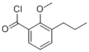 Benzoyl chloride, 2-methoxy-3-propyl- (9CI) Struktur