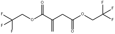 BIS(2,2,2-TRIFLUOROETHYL) ITACONATE Struktur