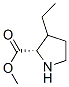 Proline, 3-ethyl-, methyl ester (9CI) Struktur