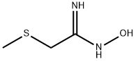 (1Z)-N'-hydroxy-2-(methylthio)ethanimidamide(SALTDATA: FREE) Struktur