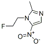 1-(2-fluoroethyl)-2-methyl-5-nitroimidazole Struktur