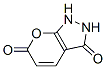 Pyrano[2,3-c]pyrazole-3,6-dione,  1,2-dihydro- Struktur