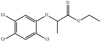 ethyl 2-(2,4,5-trichlorophenoxy)propionate Struktur