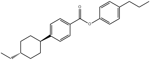 4-Propylphenyl-4'-Trans-EthylcyclohexylBenzoate Struktur