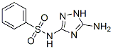 Benzenesulfonamide, N-(5-amino-1H-1,2,4-triazol-3-yl)- (9CI) Struktur