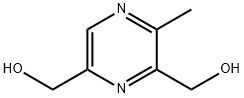 2,6-Pyrazinedimethanol,  3-methyl- Struktur