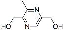 2,5-Pyrazinedimethanol,  3-methyl- Struktur